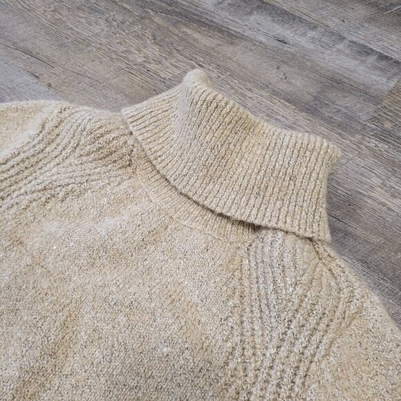 ROOTS | Turtleneck Sweater Dress Long Sleeve Tunic Top | Sz. S - Picture 3 of 6